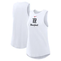 Débardeur Nike Dri-FIT blanc Texas Rangers City Connect Tricode à col montant pour femme