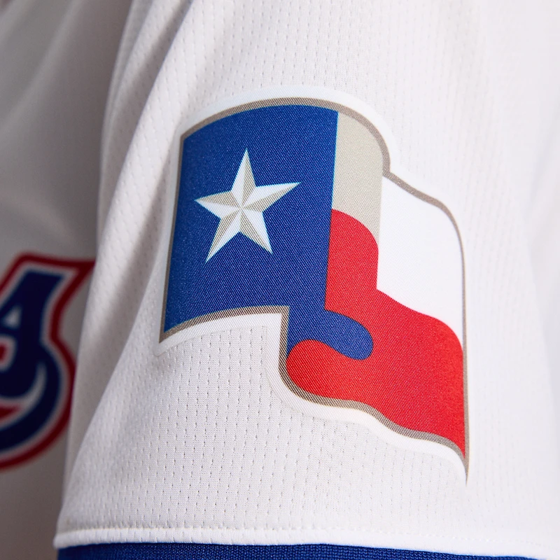 Maillot Nike blanc domicile Texas Rangers pour femme, édition limitée