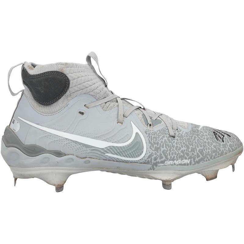 Wyatt Langford Texas Rangers Autographed Game-Used Nike Cleats from the MLB Season