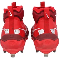 Crampons Nike rouges autographiés et portés en match par Wyatt Langford (Texas Rangers) lors de la saison 2025 de la MLB - HH98516053-54