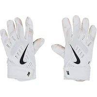 Gants de frappe blancs Nike autographiés et utilisés en match par Wyatt Langford (Texas Rangers) lors de la saison 2025 de la MLB - HH98516087-88