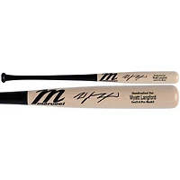Wyatt Langford Texas Rangers Autographed Marucci Pro Model Bat 
