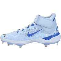 Wyatt Langford Texas Rangers Autographed Player-Issued Blue Nike Cleats from the 2025 MLB Season