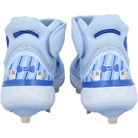Wyatt Langford Texas Rangers Autographed Player-Issued Blue Nike Cleats from the 2025 MLB Season