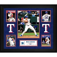 Wyatt Langford Texas Rangers Framed 2024 Debut 5-Photo Collage