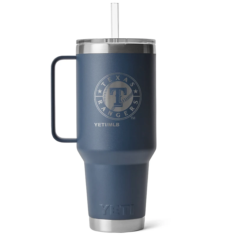 Tasse à paille Rambler YETI Texas Rangers 42 oz