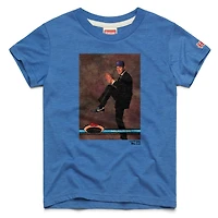 Youth Homage Nolan Ryan Royal Texas Rangers Topps Baseball Card Tri-Blend T-Shirt
