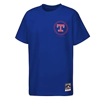 T-shirt Mitchell & Ness Royal Texas Rangers Cooperstown Rodeo Rope pour enfant
