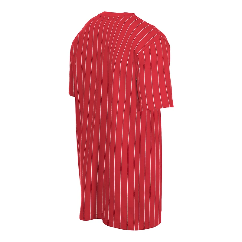 Youth New Era Red Texas Rangers 2026 City Connect Pinstripe T-Shirt