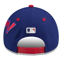 Casquette ajustable New Era 9FORTY Texas Rangers 2025 MLB Players' Weekend Royal/Red pour jeunes
