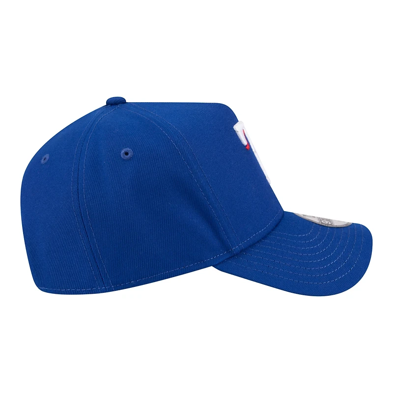 Casquette ajustable New Era Royal Texas Rangers 9FORTY pour jeunes
