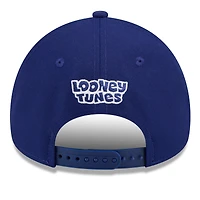 Casquette ajustable New Era Royal Texas Rangers Looney Tunes A-Frame 9FORTY pour jeunes