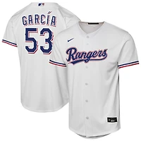 Youth Nike Adolis Garcia White Texas Rangers Home Replica Player Jersey