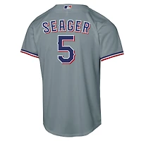 Maillot Nike Corey Seager gris pour jeunes des Texas Rangers
