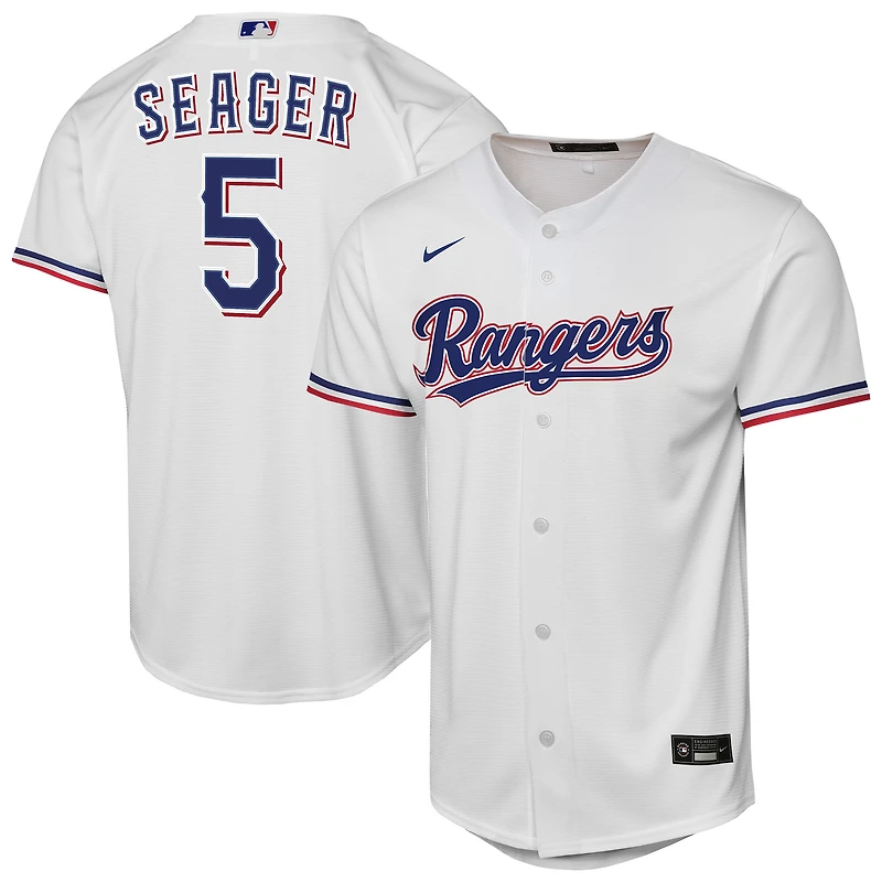 Youth Nike Corey Seager White Texas Rangers Home Replica Player Jersey