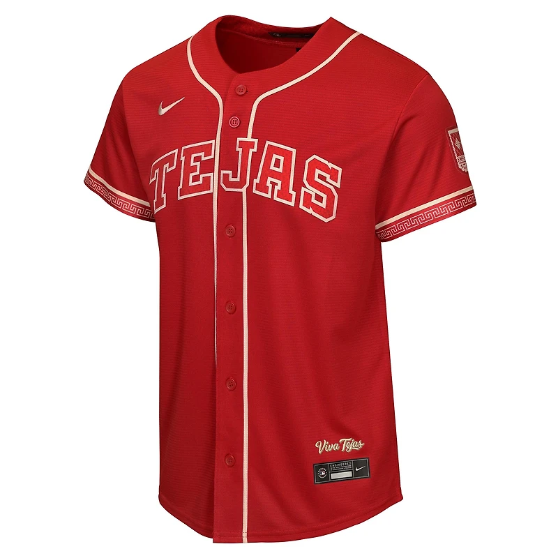 Youth Nike Josh Jung Red Texas Rangers 2026 City Connect Stadium Jersey