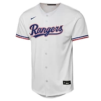 Maillot de joueur réplique à domicile Nike Marcus Semien des Texas Rangers blanc pour jeune