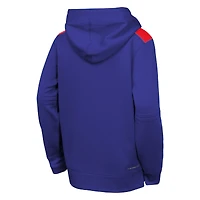 Sweat à capuche Nike Royal Texas Rangers Authentic Collection Performance pour jeunes