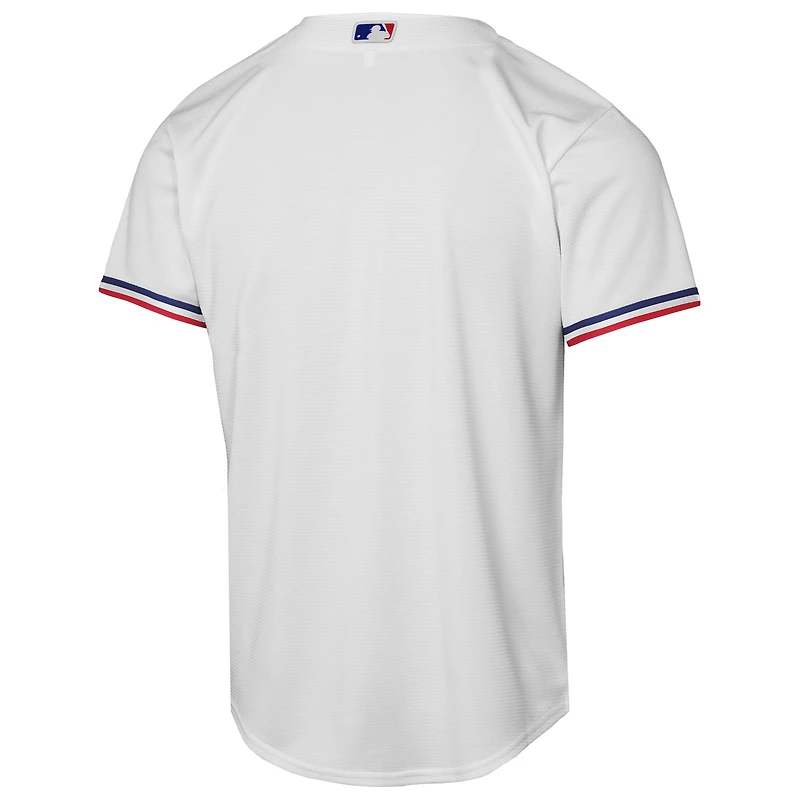 Youth Nike  White Texas Rangers Home Replica Jersey