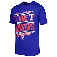 Ensemble de t-shirts pour jeunes Stitches Royal/White Texas Rangers Combo