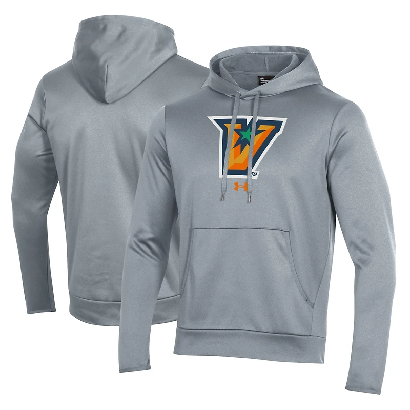 Men's Under Armour Gray Texas-Rio Grande Valley Vaqueros All Day Fleece Pullover Hoodie