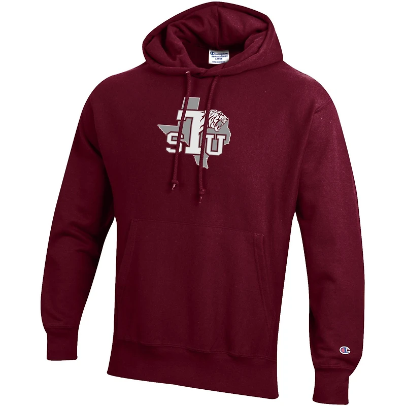 Men's Champion Maroon Texas Southern Tigers Reverse Weave Fleece Pullover Hoodie