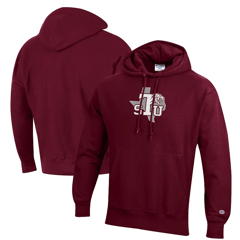 Men's Champion Maroon Texas Southern Tigers Reverse Weave Fleece Pullover Hoodie