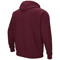 Sweat à capuche Colosseum bordeaux Texas Southern Tigers pour homme, avec logo et arche.