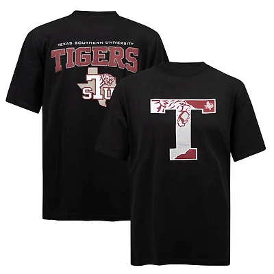 Men's FISLL Black Texas Southern Tigers Applique T-Shirt