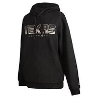 Men's FISLL  Black Texas Southern Tigers Puff Print Sliced Pullover Hoodie