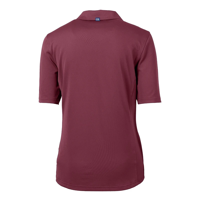 Women's Cutter & Buck Maroon Texas Southern Tigers Virtue Eco Pique Recycled Polo