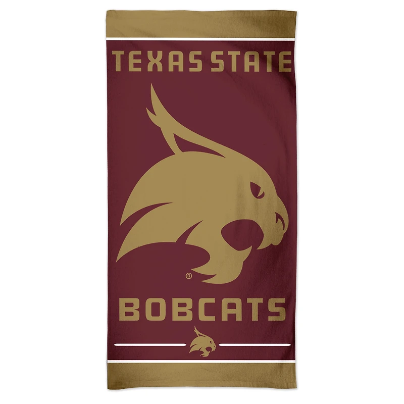 WinCraft Texas State Bobcats 30" x 60" Spectra Beach Towel
