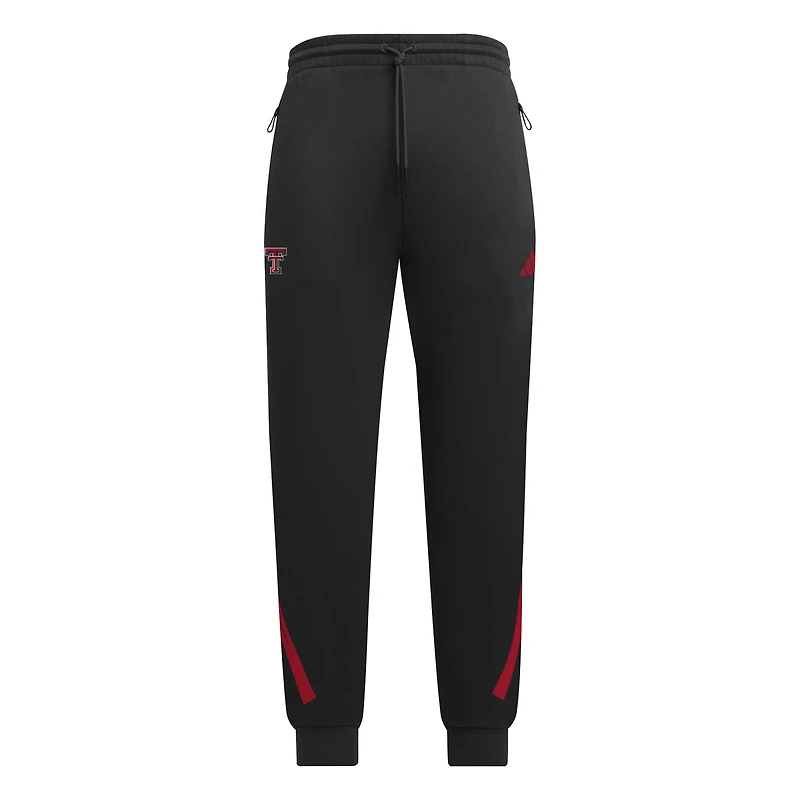 Pantalon adidas Texas Tech Z.N.E. noir et rouge