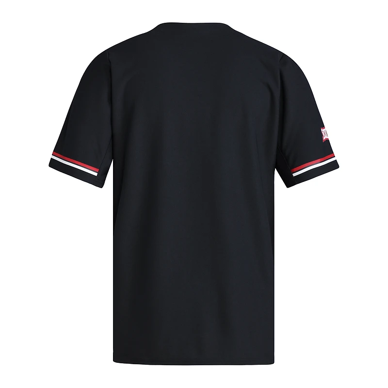 Maillot de baseball réplique adidas noir Texas Tech Red Raiders pour homme