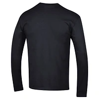 Men's Champion  Black Texas Tech Red Raiders Arch Over Logo Long Sleeve T-Shirt
