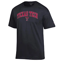 T-shirt noir avec logo Arch Over des Texas Tech Red Raiders pour homme