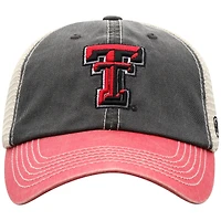 Men's Top of the World  Black/Red Texas Tech Red Raiders Off-Road Adjustable Hat