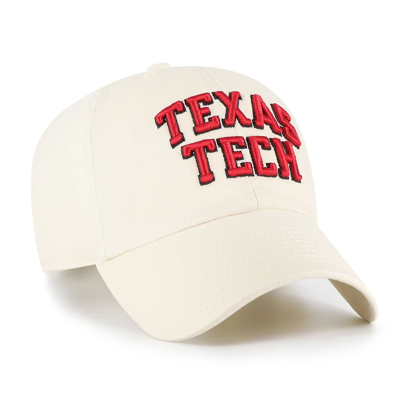Men's '47 Sand Texas Tech Red Raiders Clean Up Adjustable Hat