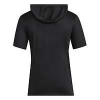 Men's adidas Black Texas Tech Red Raiders 2025 AREOREADY Sideline Training Hooded T-Shirt