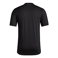 Men's adidas Black Texas Tech Red Raiders Basketball Practice Net Arch Pregame T-Shirt