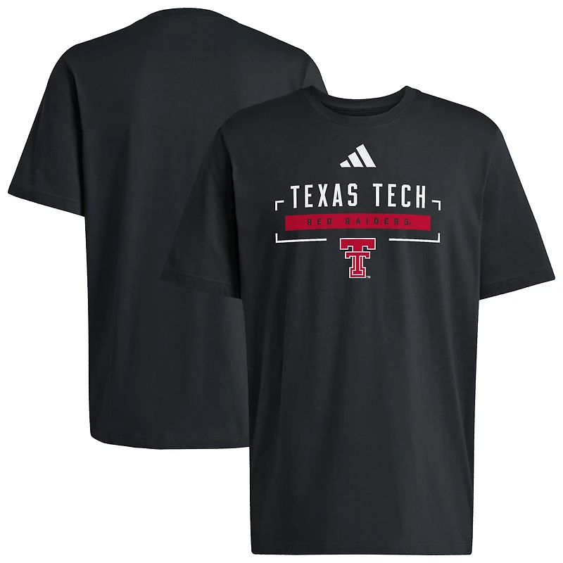 T-shirt graphique adidas rouge Texas Tech Red Raiders pour homme