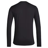 T-shirt à manches longues pour hommes adidas Texas Tech Red Raiders Locker Football Pre-Game AEROREADY