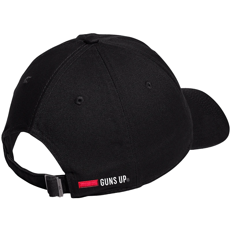 Men's adidas Black Texas Tech Red Raiders Locker Room Adjustable Slouch Hat