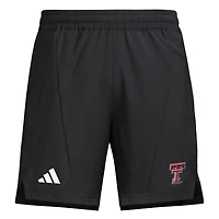 Men's adidas Black Texas Tech Red Raiders Program Woven Training Shorts