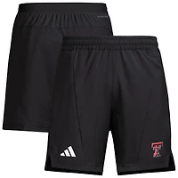 Short d'entraînement tissé adidas Texas Tech Red Raiders Program pour homme