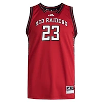 Maillot réplique Swingman adidas #23 rouge Texas Tech Red Raiders pour homme