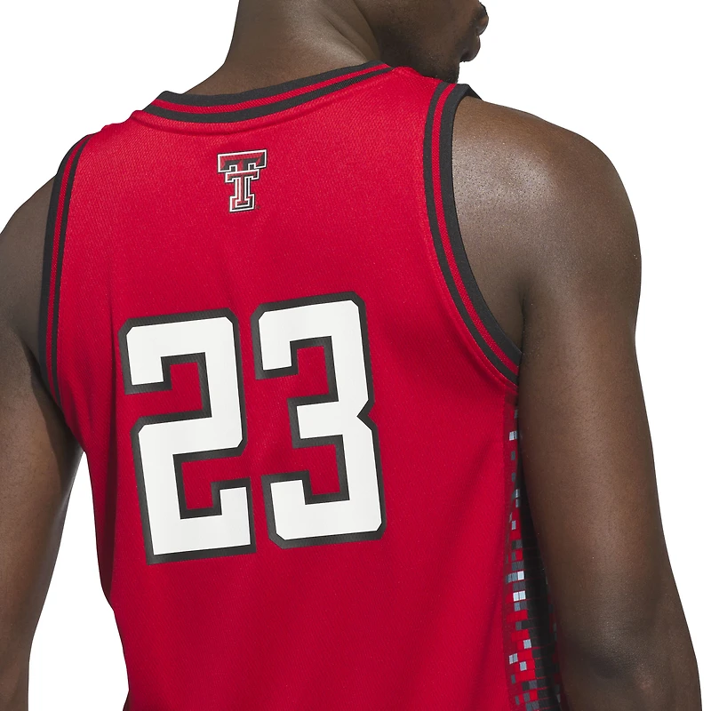 Maillot réplique Swingman adidas #23 rouge Texas Tech Red Raiders pour homme