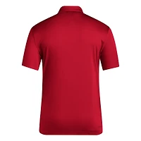 Polo adidas rouge Texas Tech Red Raiders 2024 Coaches AEROREADY pour homme