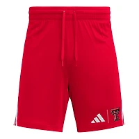 Short adidas rouge Texas Tech Red Raiders AEROREADY 7" pour homme