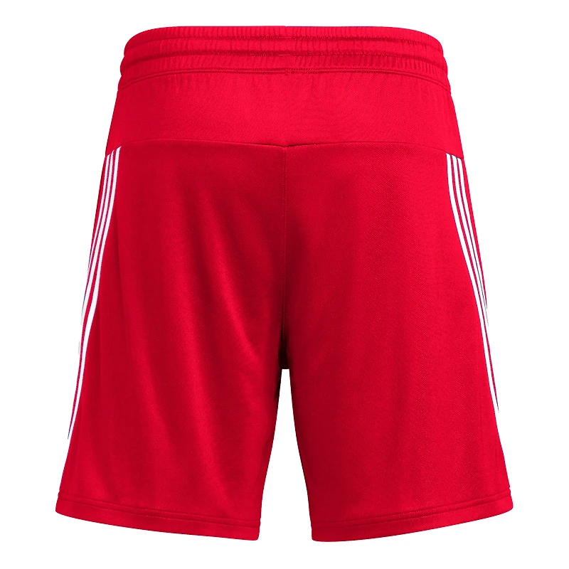 Short adidas rouge Texas Tech Red Raiders AEROREADY 7" pour homme